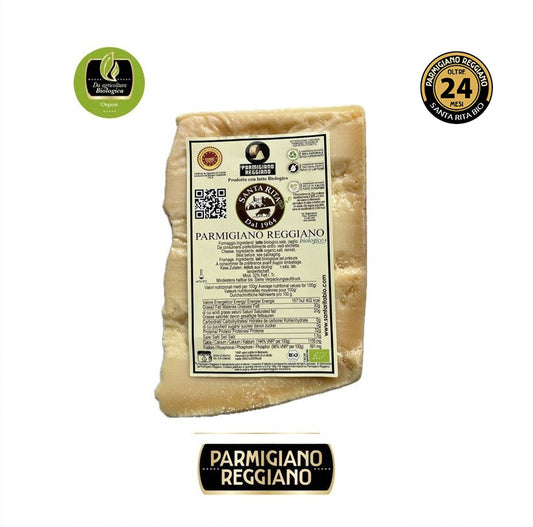Parmigiano Reggiano BIOLOGICO di di Vacca FRISONA stagionatura 22-24 mesi