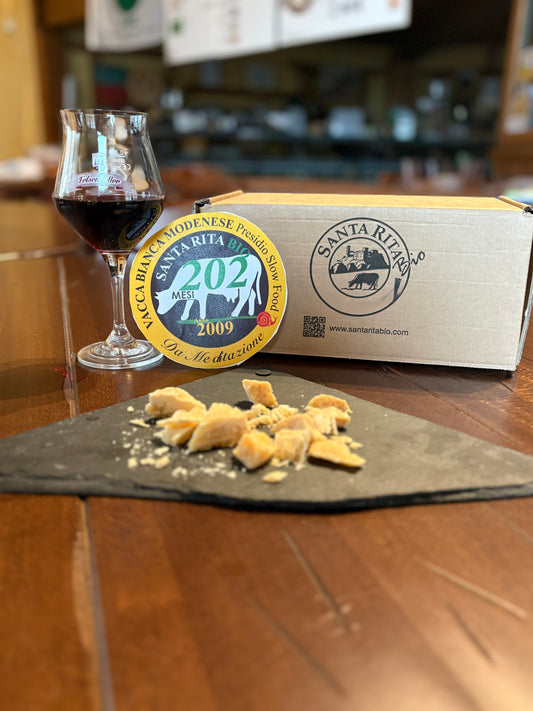 Perle di Parmigiano Reggiano Biologico – Vacca Bianca Modenese | Presidio Slow Food | 202 Mesi di Stagionatura 50 gr (MAGGIO 2009)